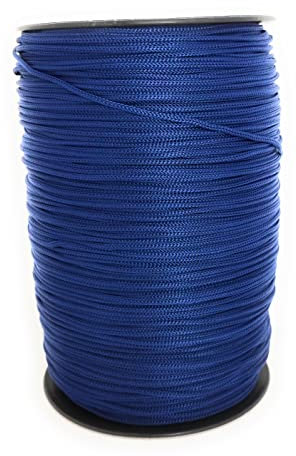 LE ANTICHE MERCERIE Cordoncino Thai per Borse all' Uncinetto Rocca 500GR Vari Colori (Blu 20)
