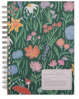 UO Notizbuch, A5, Die Kunst des Lebens, Hardcover, 200 Seiten, Spiralbindung (15 x 22 cm)