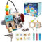 Busy Board Baby Busy Activity Cube|15-in-1 Fidget Cube Stresswürfel Tragbares Anti Stress Spielzeug, Aktivitäts Würfel Spielzeug, Motorikwürfel Montessori Lernspielzeug für Kleinkinder ab 3 Jahren