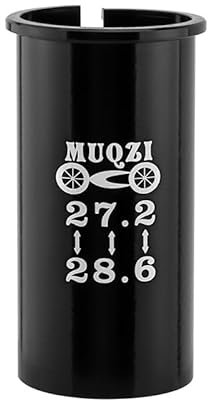 CYSKY Fahrrad-Sattelstützen-Adapter, Unterlegscheibe, 27,2 mm auf 28,6 mm, 60 mm Länge, Fahrrad-Sattelstützen-Schlauchadapter, Sattelstützen-Reduzierhülse für Mountainbike, Rennrad, MTB, BMX