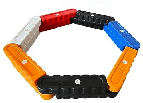 Valla de inyección de agua en la obra de construcción de la calzada, barandilla de pista interior y exterior muelle de choque, valla rellena de agua de plástico espesado ( Color : Yellow , Tamaño : 10