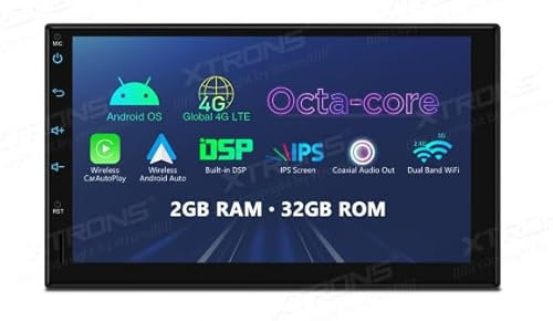 XTRONS TIE723L AUTORADIO CAR TABLET GPS ANDROID 12 WiFi 4G 2GB RAM CARPLAY AUTO