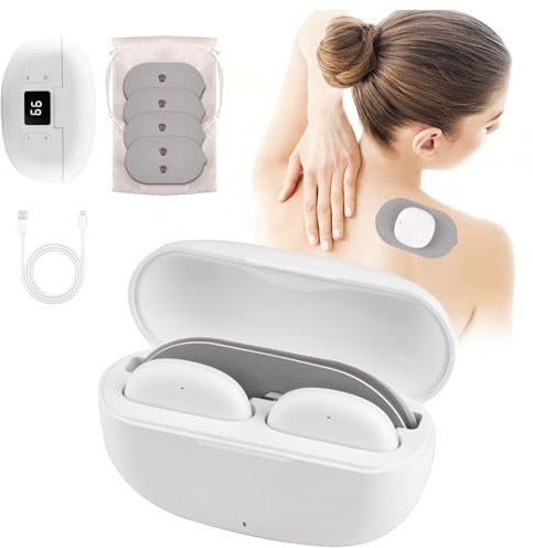 Wireless TENS Machine for Pain Relief, puersit Rechargeable EMS Nerve Muscle Stimulator Portable with 6 Modes TENS Unit for Back, Shoulder, Knee, Arthritis Sciatica Cramps Pain