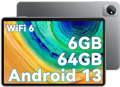 Blackview Tab 30 WiFi Android 13 Tablet 10 Pollici 64GB+6GB,WiFi 6,Quad-Core,5MP+2MP, 5100mAh,2 Speaker,BT/OTG/Type-C