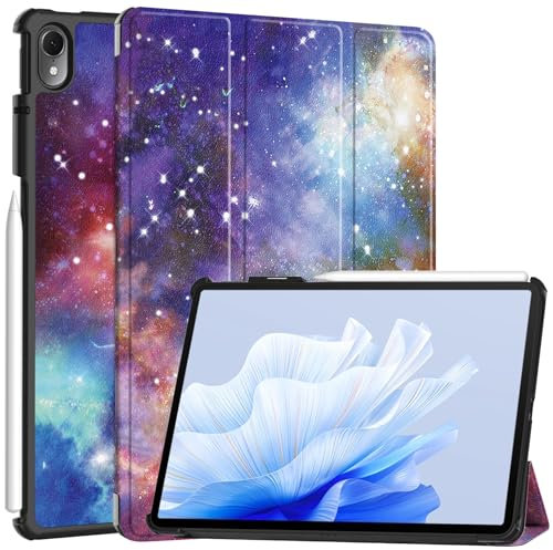 Funda para tablet HUAWEI MatePad 11.5S 2024, funda de piel sintética, triple pliegue, parte trasera dura, con soporte para Huawei MatePad 11.5 2024, Smart Slim Cover con apagado y encendido automático