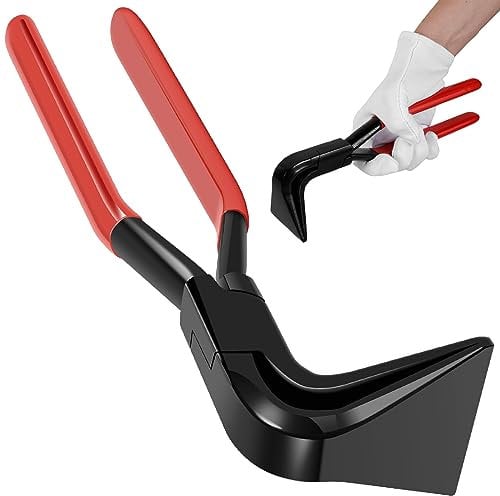 Falzzange 45°Abkantzange Blechzange Breit 60 mm 45°/90°/Gerade Falzzange Blech Falzzangen Set mit Rutschfestem Griff Dauerhaft Abkantzange Trapezblech zum Biegen und Glätten von Blechen (TD112)