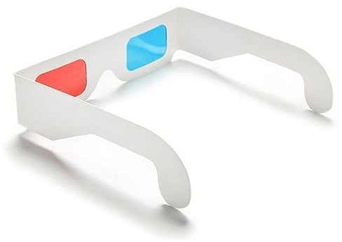 DOITOOL 20pcs 3d Paper-framed Glasses Lightweight Stereoscopic Eyewear for Es Cinema Theater Home