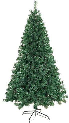 Weihnachtsbaum, 180 cm, künstlicher Weihnachtsbaum, PVC, wiederverwendbar, flammhemmendes Metall, stabiles stativ für Urlaub, drinnen und draußen, Party-dekorationsatmosphäre