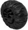 AOGOE Duschhaube Damen, Wiederverwendbare 3-lagige Duschhaube, 2-in-1 Extra-große Saugstark Turban & wasserdichte Shower cap, Verstellbare Damen-Duschhauben für Mädchen Damen（Schwarz）