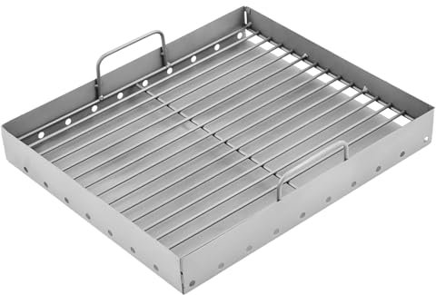 PS9900 Kohlewanne Ersatz für Smoke Hollow Ersatzteile HC4518l Kohlekorbhalter Smoke Hollow PS9500 Holzkohlewanne Grillkorb Tray Aschekanne 6500 6800 8500 Pro Series Smoker Parts