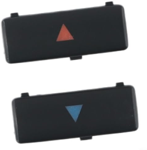 HEIBTENY Lot de 2 boutons de commande de climatisation de rechange pour BMW E53 E39 M5 64116915812 64116924315 - Installation facile