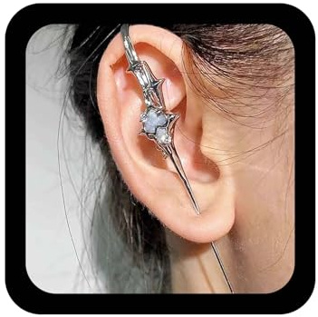 Xduargs Boho Stern Ohrclimber Ohrringe Silber Himmlischen Bar Wickeln Crawler Ohrring Vintage Himmlischen Stern Haken Nadel Piercing Ohrringe Punk Kantig Pin Einzigen Ohrstecker Schmuck Für Frauen