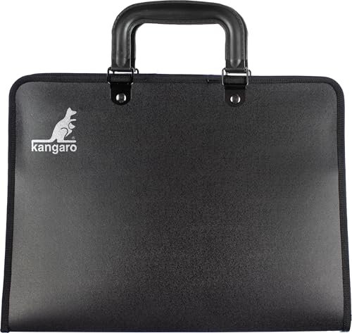 Zeichenmappe Kangaro A4 schwarz mit griff
