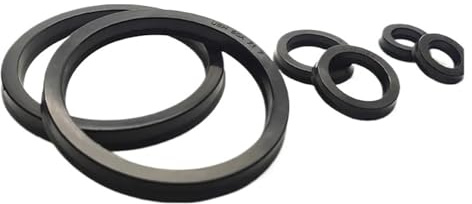 USH Series NBR U/Y Seals, Hydraulic Oil Seal Ring, U-Shaped Y-Shaped Rubber Seal, Heat/Oil/Dust Proof, for Shaft/Piston(35X45X6 10Pcs)
