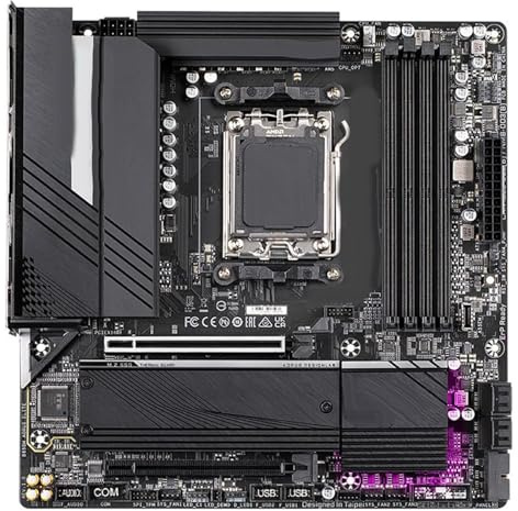 Placa Madre Fit For GIGABYTE B650M AORUS Elite AX AM5/ LGA 1718/ AMD B650/ Micro-ATX