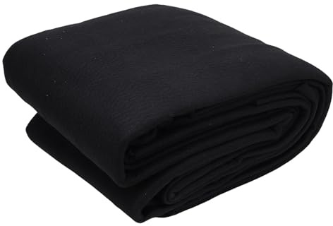 ANGGREK Tapis de Protection pour Piscine, sous-Couche épaisse en Feutre pour Piscines Hors Sol, avec Protection du Liner Contre L’Herbe et Les Surfaces en Béton (Diamètre: 4,6 mètres/15,09 Pieds)
