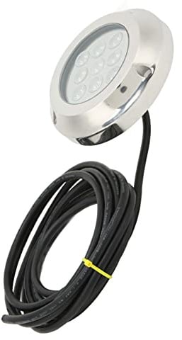 aqxreight Marine-Unterwasserleuchte aus Edelstahl 316 für Yachten und Pools, IP68, Meerwasserlampe, Kuppelleuchte für Boote und Schwimmbereiche, Blaue Unterwasserbeleuchtung (RGB)