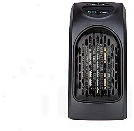 MASO Mini termoventilatore elettrico portatile con temperatura regolabile, funzione timer di 12 ore e display LCD per casa e ufficio (350-400W – spina europea)