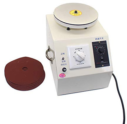 Toplionace 220V Pulidor Eléctrico Afilador de Cuchillos Peluquería Tijeras Cuchillo de Manicura Máquina Pulidora Especial Disco Abrasivo de Diamante