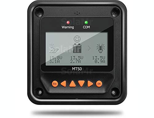 EPEVER® MT52 Remote Meter, LCD-Display Remote Meter für Solarladeregler für Tracer-AN-Serie, Tracer-BN-Serie, LandStar-B-Serie, ViewStar-BN-Serie - MT52