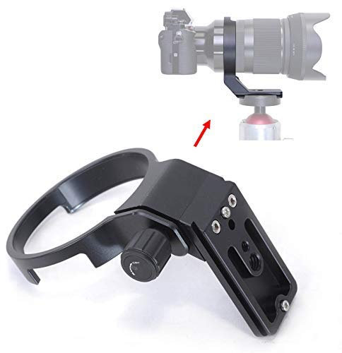 iShoot Stativring Stativschelle Objektiv Montage Stativ Stützring für Sigma 40mm f/1.4 DG HSM Art Lens EF F FE Mount, Halterungsring Halterung ist Arca-Swiss Kameraplatte Schnellwechselplatte
