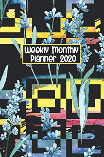 Weekly Monthly Planner 2020: Pocket Planner January To December | Cute Flower Floral Roses Cover