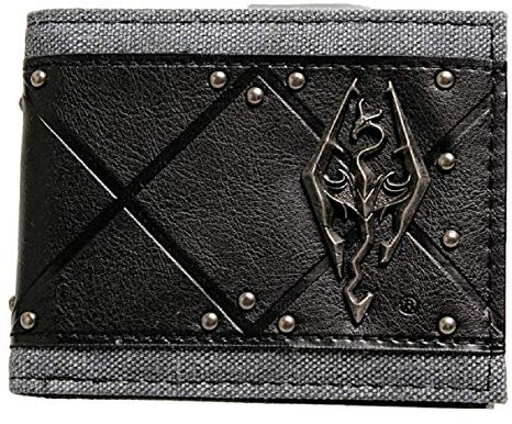EC Trading Skyrim Game Series Themed Bi-Fold Wallet, Mehrfarbig, Klassisch, Unisex, Kunstleder, RFID-geschützt