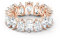 Swarovski Vittore Ring, vergoldet mit Weißgold, Birne, Einheitsgröße, Metall, Kein Edelstein