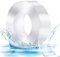 Ruban Adhésif Double Face, Nano Double Sided Mounting Sticky Tape Waterproof, 2mm Rubans Adhésifs Gel Bandes Adhésives Transparents Extra Fort, Clear Tape Ruban Lavable (50mm*5m)