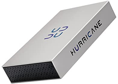 HURRICANE 3518S3 Aluminium Festplatten Gehäuse 3.5 USB 3.0 Silber