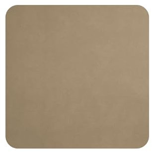 ASA Selection 4er Set Untersetzer Sandstone Soft Leather Placemats L 10 cm B 10 cm H 0,2 cm