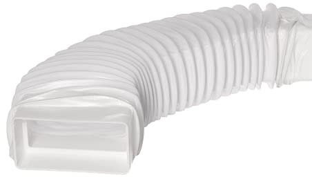 Steinberg14 Flex Flachkanal mit Verbinder 220x55mm Flexschlauch fur Lüftungsanlagen Dampfabsaugungen