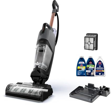 Bissell CrossWave HydroSteam Steam Mop, 3-in-1 Wet Dry Vacuum Mop with Steam Function, Hard Floor Cleaner Machine with Sanitize Formula, 35151