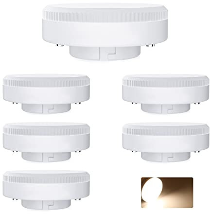 GX53 LED Lampen, 10W GX53 LED Birnen 1000LM Naturweiß 4000K, AC 220-240V Nicht Dimmbar Kein Flackern, 6 Stück