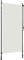 WIFESE Außenrollo 100x270 cm Creme Verdunklungsrollo Ohne Bohren Seitenwandmarkiese Rollo FüR Aussenbereich Sichtschutz Terrassen-Sichtschutz Terrasse Veranda Oder Pergola Handkurbelbetrieb Balkon