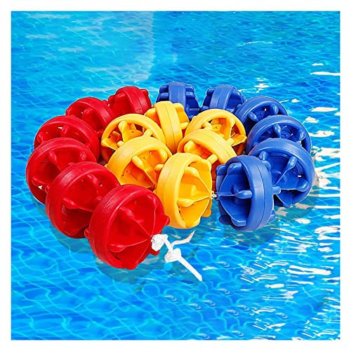 1-10M Divisori professionali for corsie di nuoto, Corda for piscina con galleggianti, Kit di corde divisorie for linee galleggianti di sicurezza for piscine interrate/parco acquatico/spiaggia, Corda d