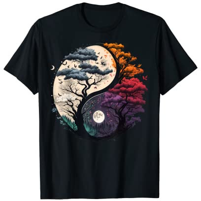 Arbre de vie Yin Yang T-Shirt