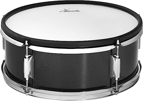 XDrum MP-14 Snare Drum Mesh Pad - 14 x 5,5 großer Holzkessel - Beidseitig mit Mesh Fellen bestückt - 2 Zonen-Trigger für Fell und Rand - Stickschutz aus Gummi - Folierte Oberfläche - Black Sparkle