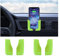 JNNJ 2PCS Selbstklebende Handy Wandhalterung, Selbstklebende Wandhalterung Handy Ladehalterung, Handyhalter Auto, Kompatibel mit Allen Mobiltelefonen(Grün)