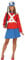 Ladies Toy Soldier Costume Womens Majorette Nutcracker Fancy Dress Christmas (Women: 10-12)