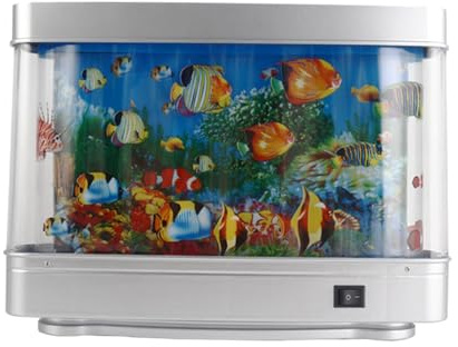 rockible Lampe D'ambiance pour Aquarium, Veilleuse LED pour Paysage Tropical Artificiel, Vues en Mouvement