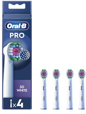 Oral-B Pro 3D White Zahnbürsten-Endstücke, 4er Pack