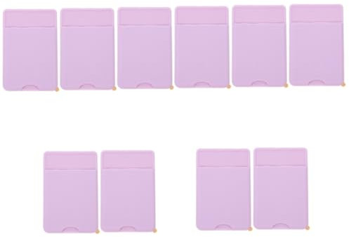 jojofuny 10piezas Tarjetero Adhesivo para Smartphone De Práctica para Móvil Soporte De Tarjetas para ID y Créditos Pocket Stick El Teléfono