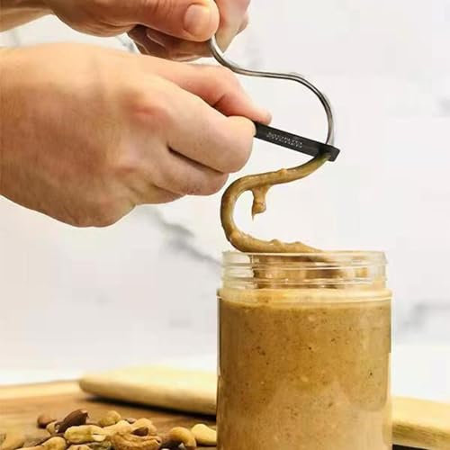 Mezclador De Mantequilla De Maní Y Nuez, Agitador De Mantequilla De Nuez De Acero Inoxidable, Batidor Manual De Mantequilla De Maní Y Nuez, Esparcidor De Maní Y Nuez Para Mantequilla