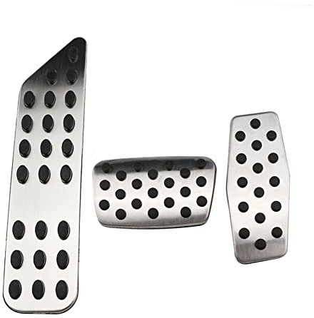 Auto Bremspedale Für Opel Für Mokka 2013 2014 2015 Auto Pedale Pedal Pad Abdeckung Für ASTRA J Für Insignia Autopedal Auto Pedalkappen (Farbe : 3Pcs AT With Rest)