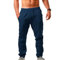 Pantaloni Lino Uomo Estivi,Pantaloni Uomo Leggeri,Pantaloni Estivi di Lino E Cotone,Pantalone Elasticizzati in Vita Casual Spiaggia Yoga Pantaloni con Coulisse,Pantaloni Lunghi Allentati per Vacanze