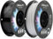 Creality CR-PETG Filament 1.75mm 2kg, 3D Drucker Filament PETG Schwarz Weiß, Maßgenauigkeit +/-0,02mm Vakuumverpackung Ordentliche Spule (2 x 1kg Spule, Schwarz+Weiß)