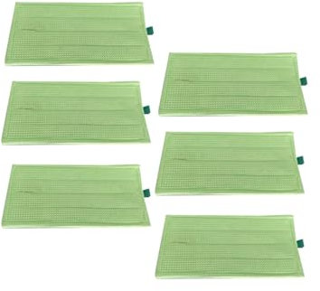 Lot de 6 serpillères lavables pour aspirateur Vorwerk Kobold SP600 MF600 - Accessoires humides et secs