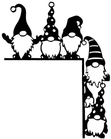 TETSMG Weihnachten Türrahmen Dekorationen Wichtel, Weihnachtsdeko Tür Türrahmen Deko, Türschmuck Weihnachten, Weihnachtsdeko Haustür Türrahmen Ornament für Türdeko Weihnachten Deko Fenster Geschenke