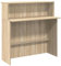 vidaXL Empfangstheke Sonoma-Eiche 100x50x103,5 cm Holzwerkstoff, Empfangstresen, Salon Empfangstheke, Kassentheke, Empfangstisch, Büro Empfangstheke